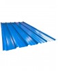 Cubierta trapezoidal azul